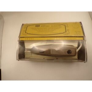 Sears 3‎ Speed Electric Scissors Model 344217 Vintage Crafting Tool Kit